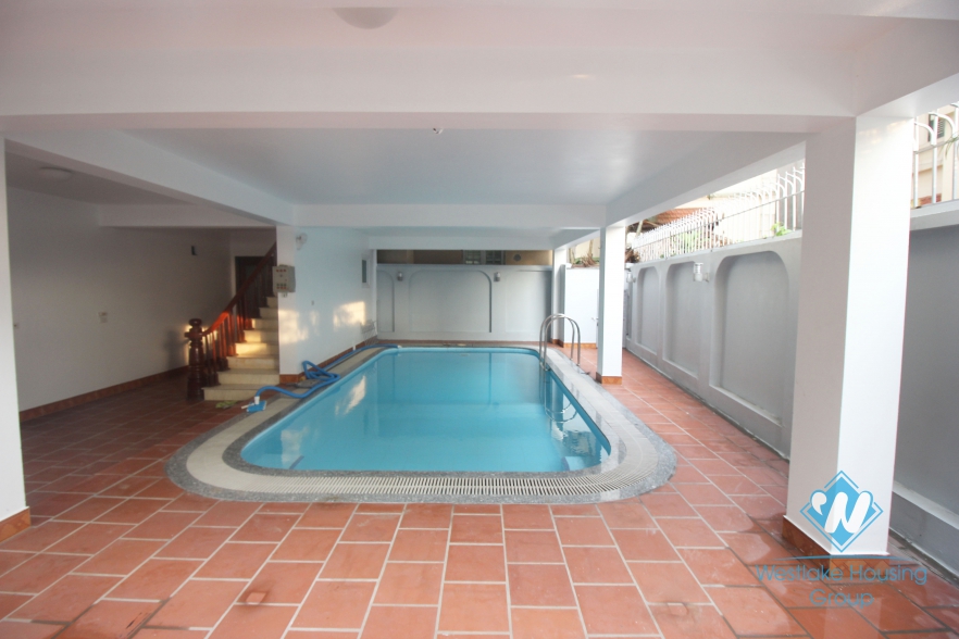 Most beautifully situated lakeside mansion for rent in Tay Ho