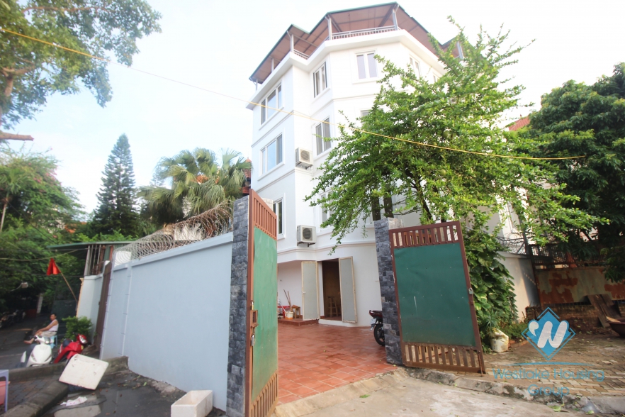 Most beautifully situated lakeside mansion for rent in Tay Ho