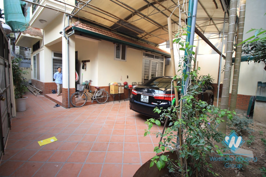 Cozy and charming house with big yard for rent in Tay Ho, Hanoi