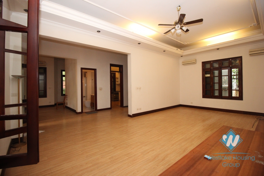 Spacious villa rental with big yard and balcony in the heart of Tay Ho, Ha Noi