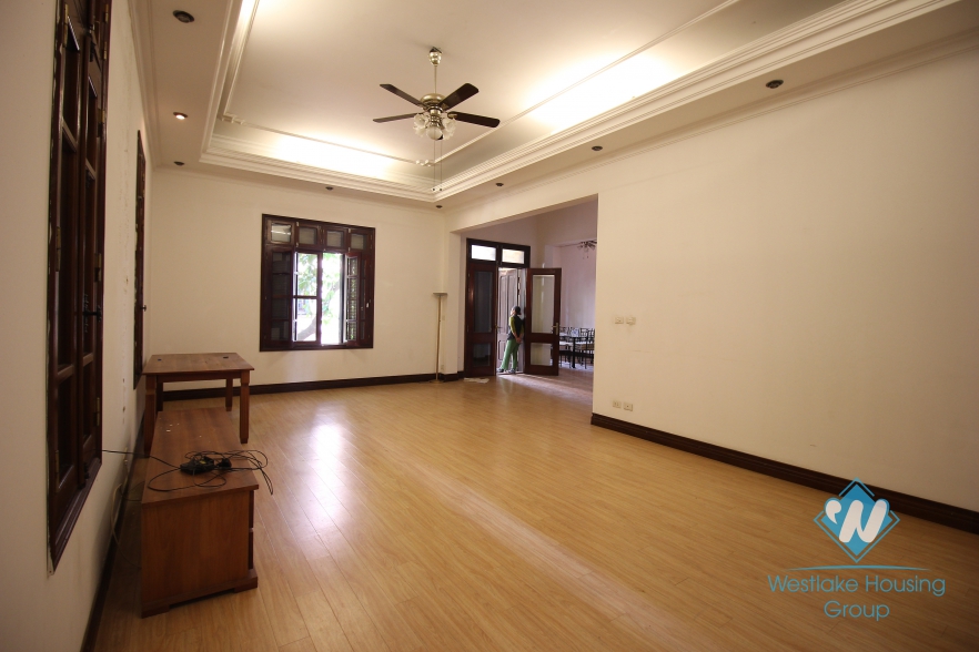 Spacious villa rental with big yard and balcony in the heart of Tay Ho, Ha Noi