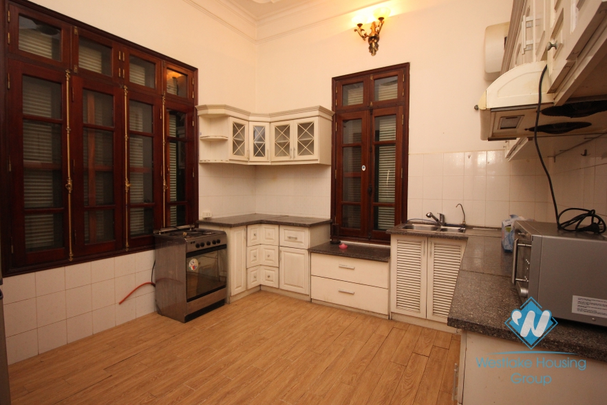 Spacious villa rental with big yard and balcony in the heart of Tay Ho, Ha Noi