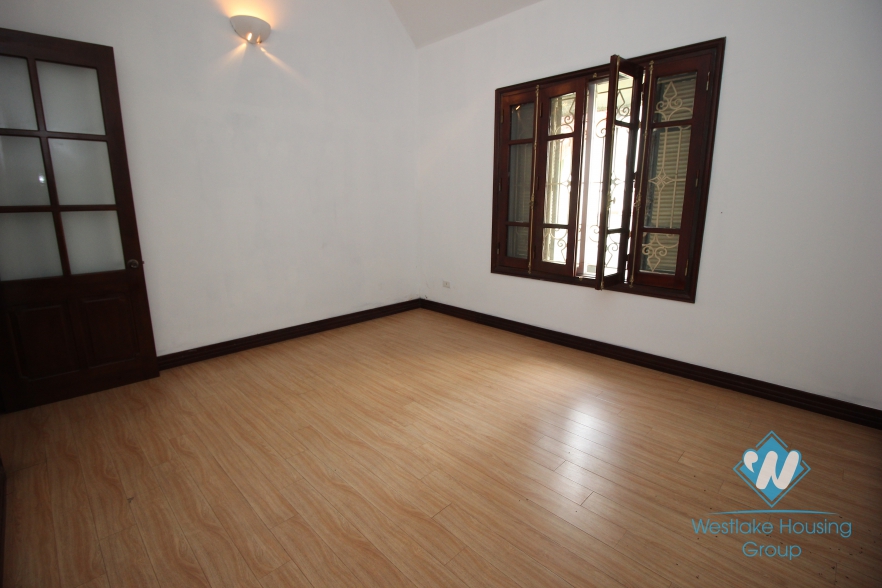 Spacious villa rental with big yard and balcony in the heart of Tay Ho, Ha Noi