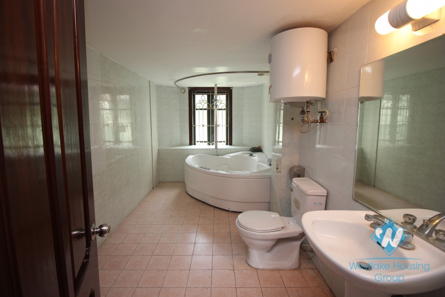 Spacious villa rental with big yard and balcony in the heart of Tay Ho, Ha Noi