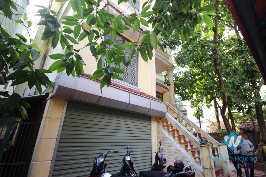 Spacious villa rental with big yard and balcony in the heart of Tay Ho, Ha Noi