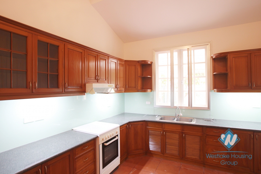 Beautiful house with large garden for rent in To Ngoc Van, Tay Ho - Unfurnished