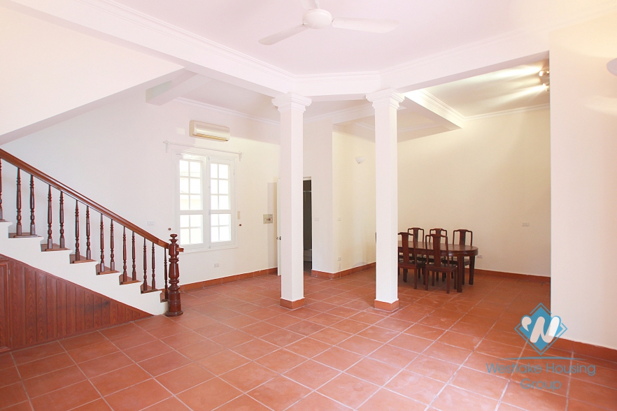 Beautiful house with large garden for rent in To Ngoc Van, Tay Ho - Unfurnished