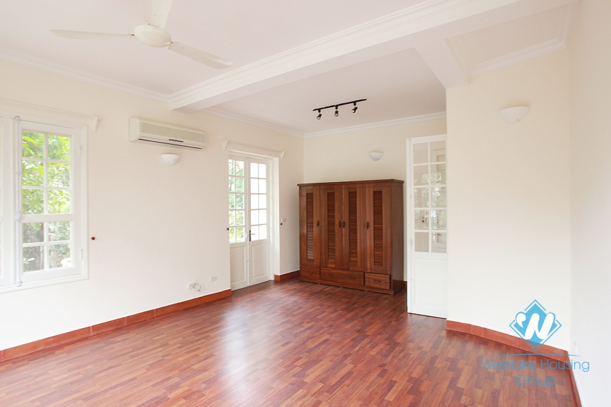 Beautiful house with large garden for rent in To Ngoc Van, Tay Ho - Unfurnished