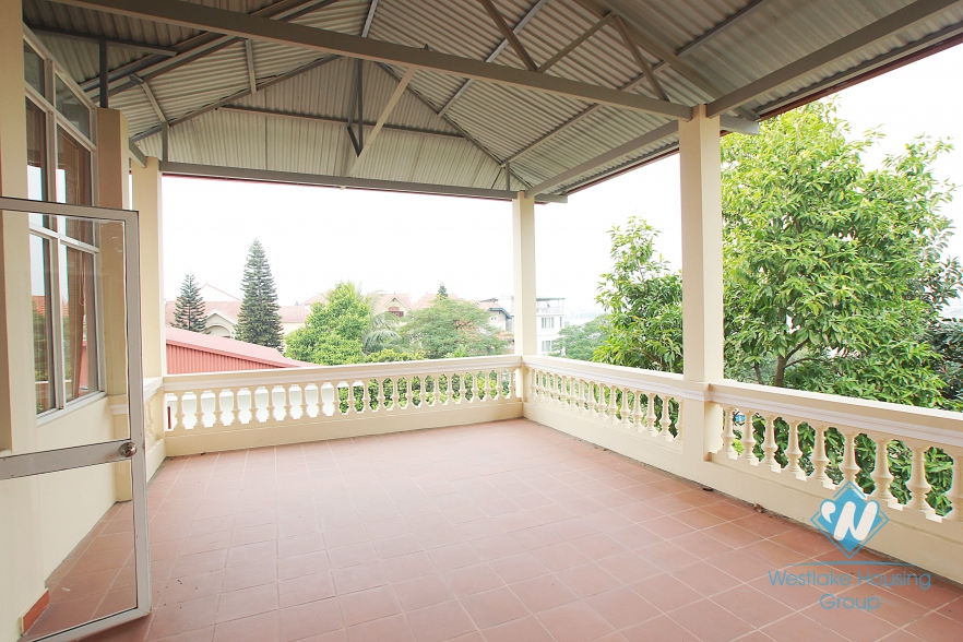Beautiful house with large garden for rent in To Ngoc Van, Tay Ho - Unfurnished