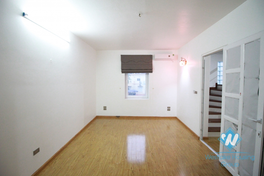 Lake view and unfurniture house for rent in Tay Ho area
