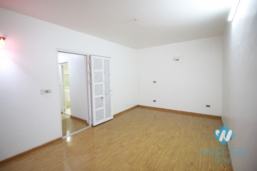 Lake view and unfurniture house for rent in Tay Ho area