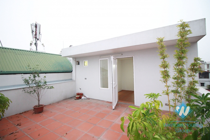 Lake view and unfurniture house for rent in Tay Ho area