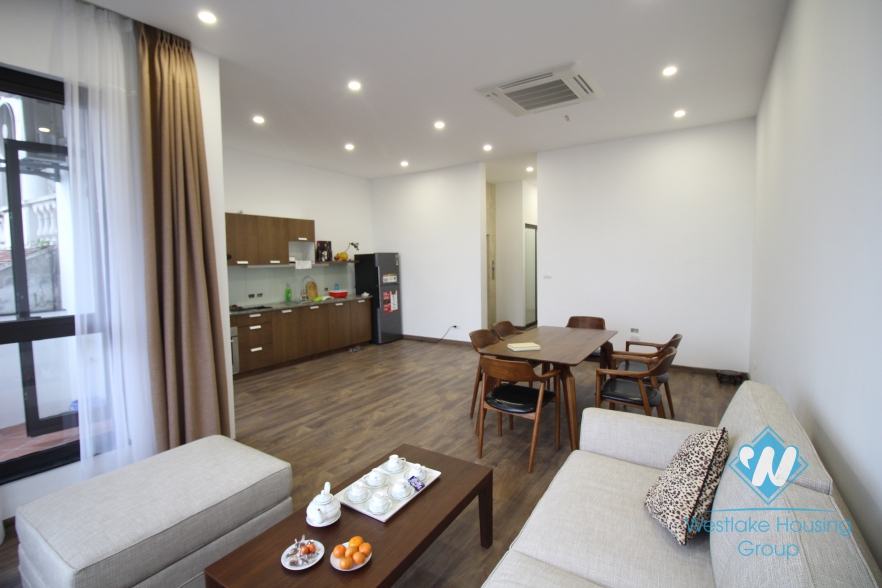 Big balcony 2 bedrooms apartments for rent on Dang Thai Mai, Tay Ho, Hanoi