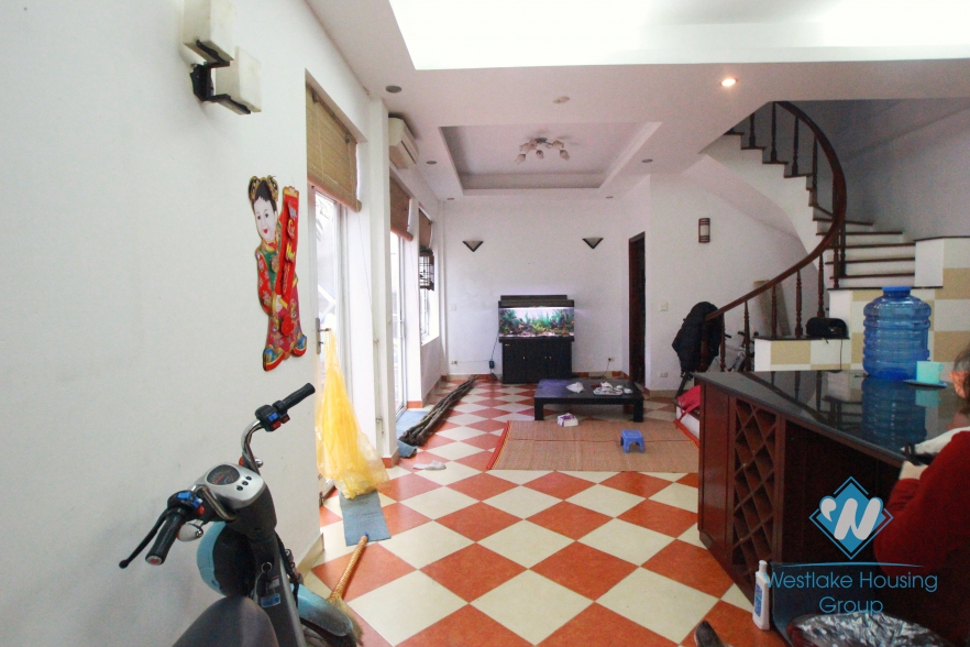 Quiet house for rent in To Ngoc Van Street, Tay Ho, Hanoi