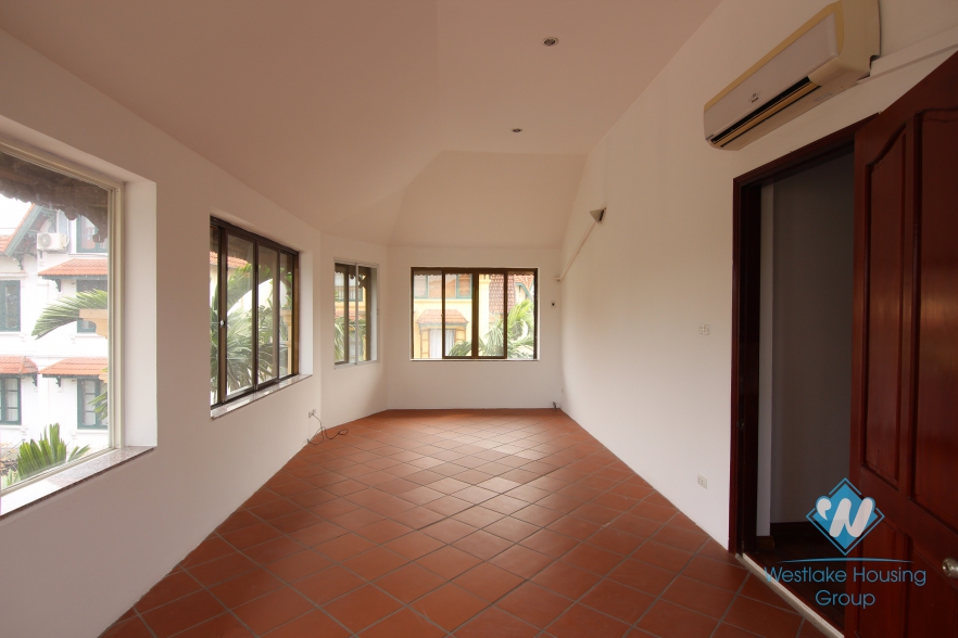 Swiming pool yard villa for rent on To Ngoc Van, Tay Ho, Hanoi