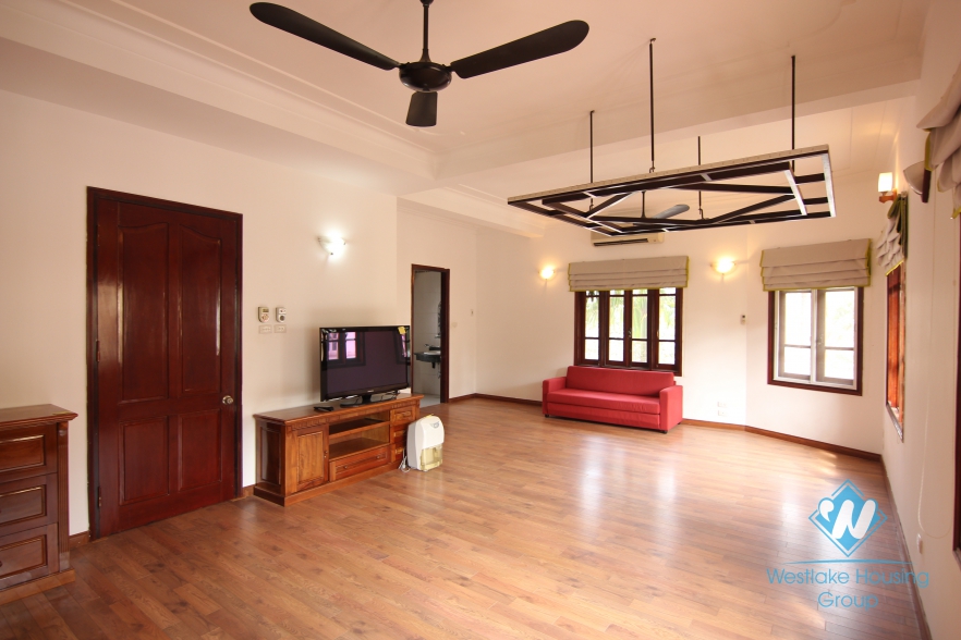 Swiming pool yard villa for rent on To Ngoc Van, Tay Ho, Hanoi