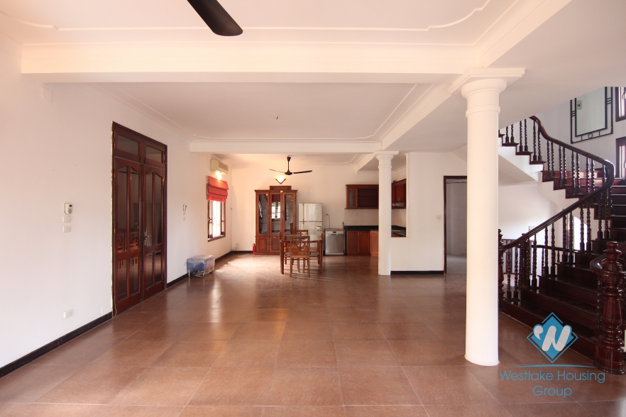 Swiming pool yard villa for rent on To Ngoc Van, Tay Ho, Hanoi