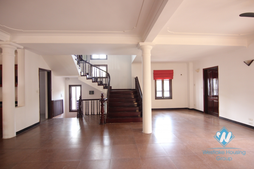 Swiming pool yard villa for rent on To Ngoc Van, Tay Ho, Hanoi