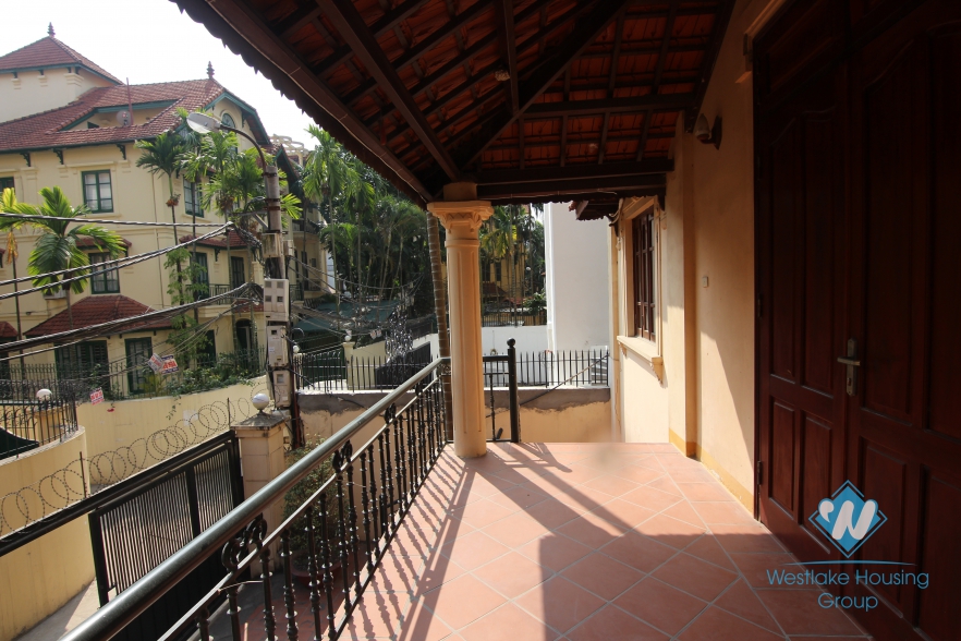 Swiming pool yard villa for rent on To Ngoc Van, Tay Ho, Hanoi