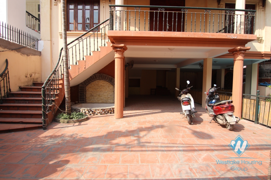 Swiming pool yard villa for rent on To Ngoc Van, Tay Ho, Hanoi