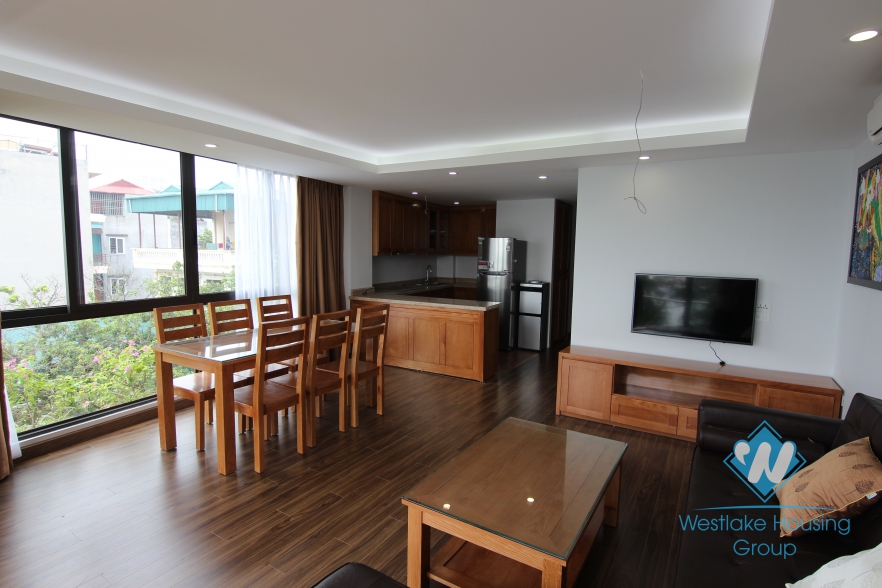 Lake view two bedrooms apartment for rent in Tay Ho, Ha Noi