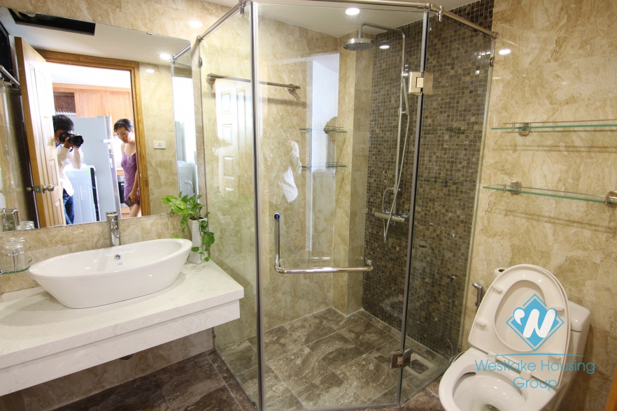 Lake view two bedrooms apartment for rent in Tay Ho, Ha Noi