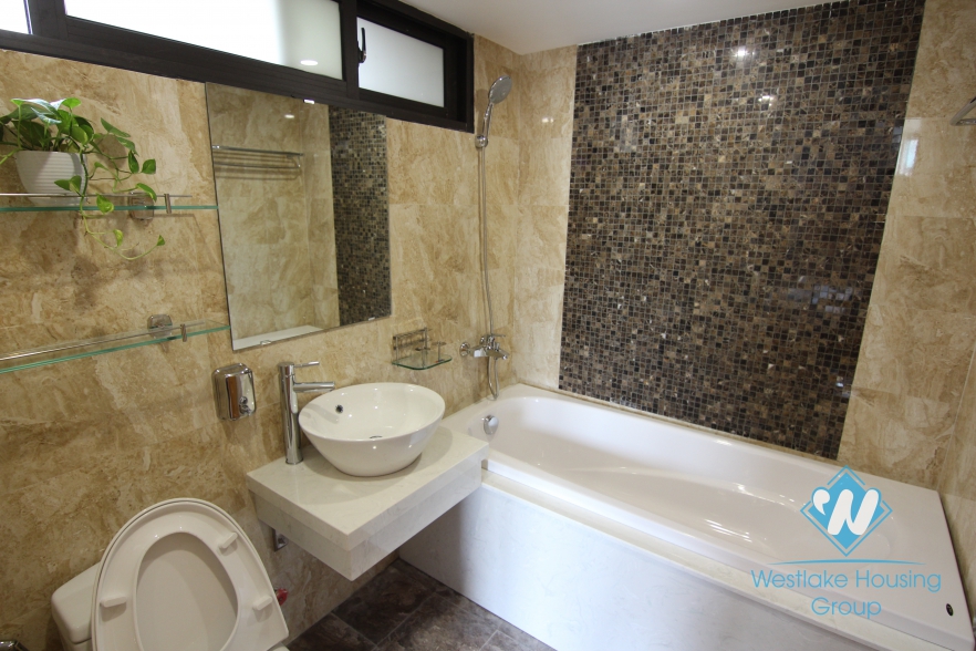 Lake view two bedrooms apartment for rent in Tay Ho, Ha Noi