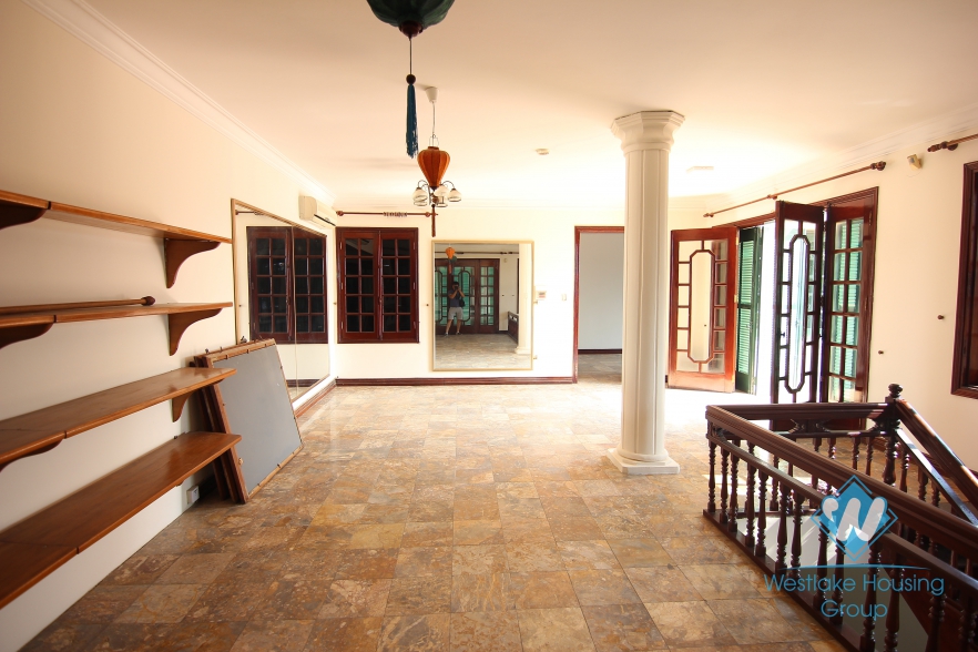 French style, unfurnished house for rent in To Ngoc Van, Tay Ho, Ha noi