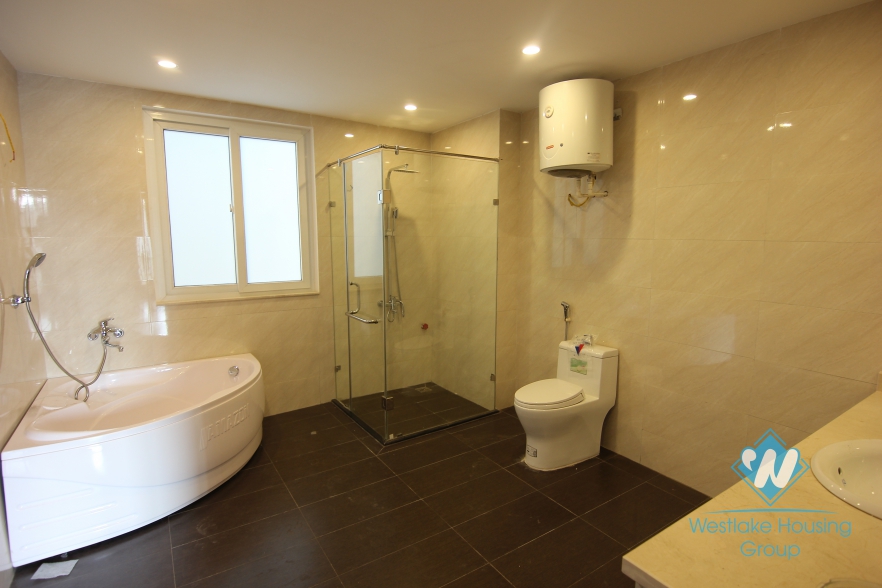 French style, unfurnished house for rent in To Ngoc Van, Tay Ho, Ha noi