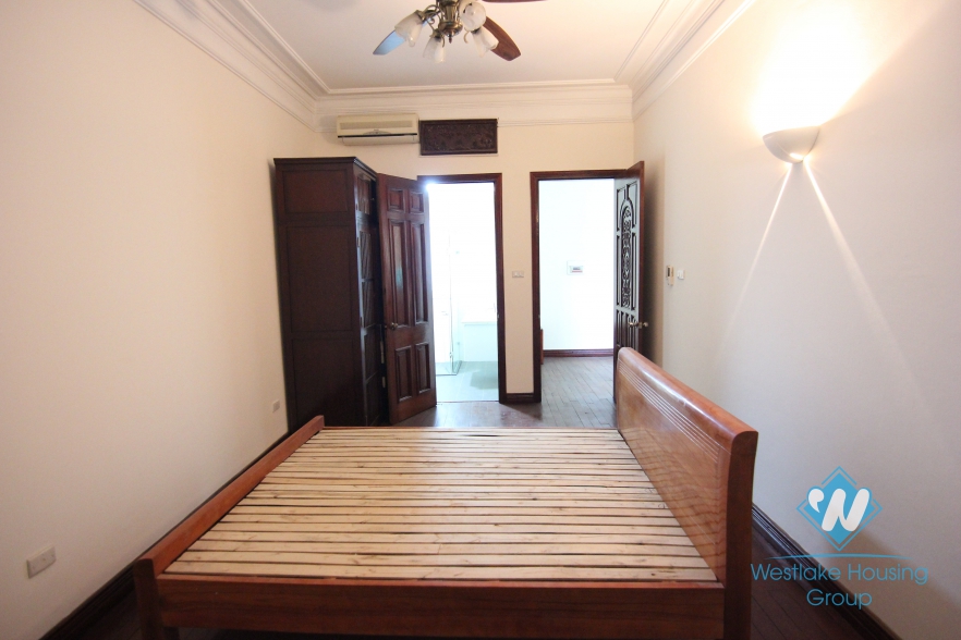 French style, unfurnished house for rent in To Ngoc Van, Tay Ho, Ha noi