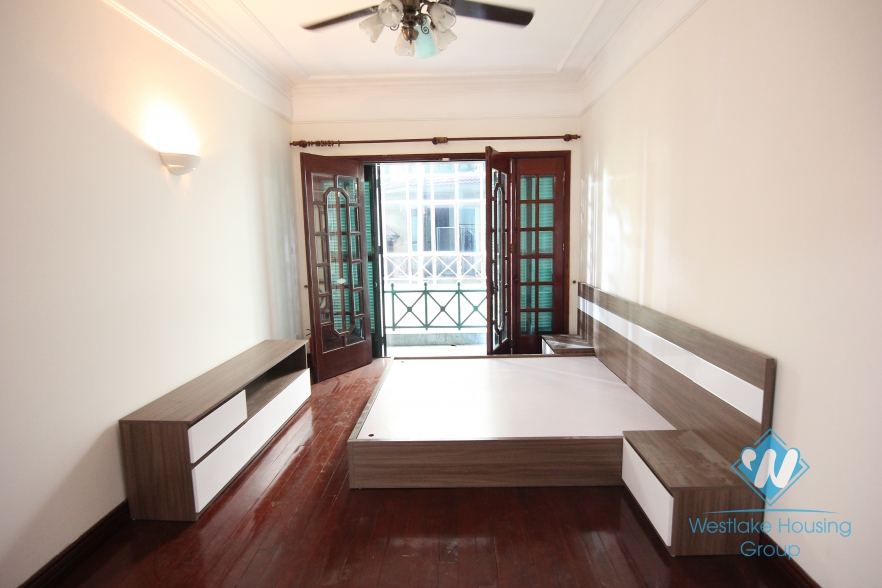 French style, unfurnished house for rent in To Ngoc Van, Tay Ho, Ha noi