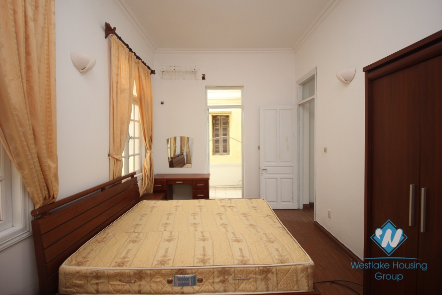 House for rent with car garage, large yard and terrace in Tay Ho, Hanoi