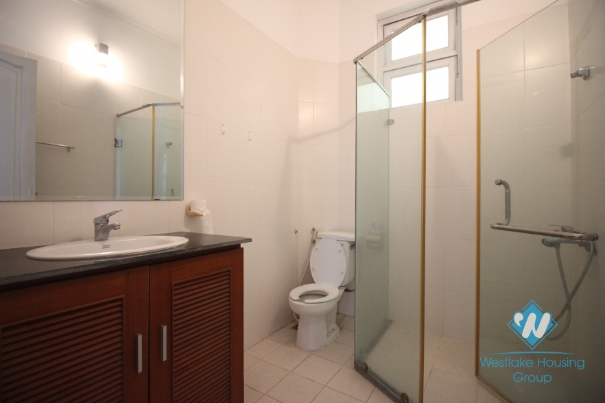 House for rent with car garage, large yard and terrace in Tay Ho, Hanoi