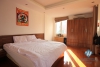 High floor, good natural light bedroom apartment for rent in Tay Ho, Hanoi