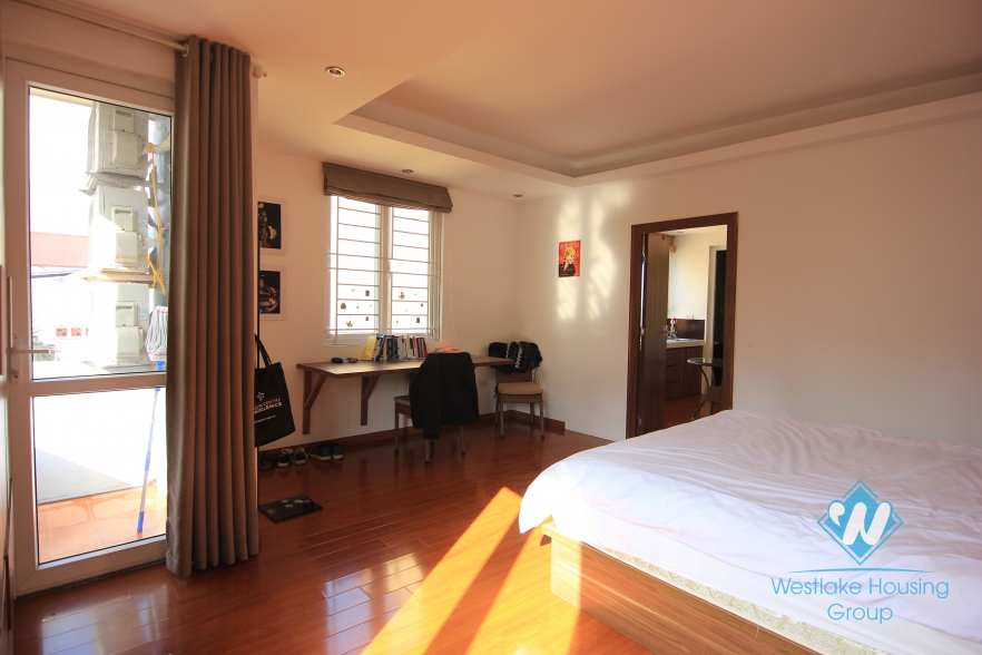High floor, good natural light bedroom apartment for rent in Tay Ho, Hanoi