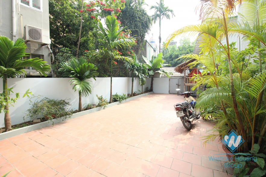 Large house with 5 bedrooms and 5 bathrooms for rent in Tay Ho, Hanoi