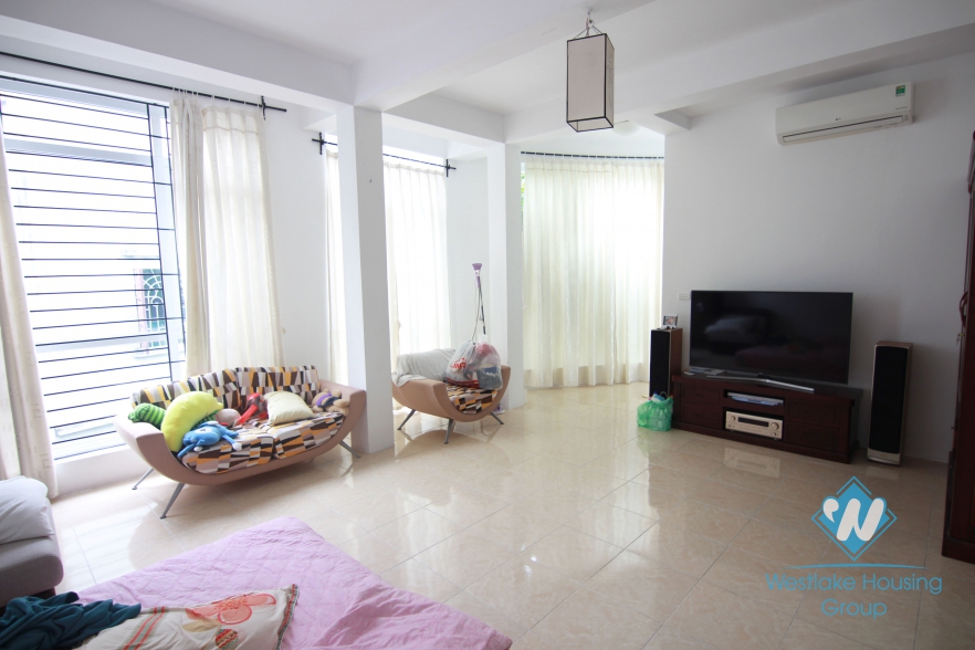 Spacious and bright house for rent in Tay Ho, fully furnished