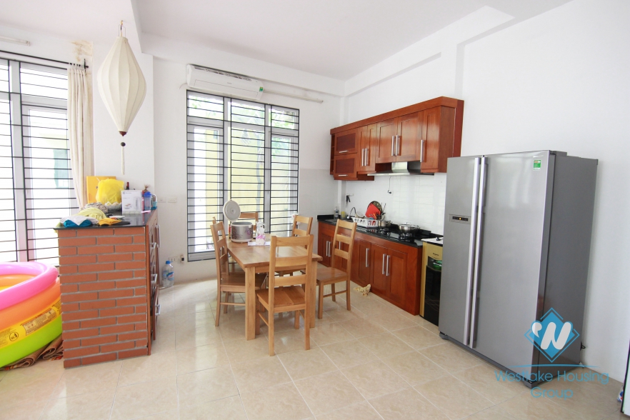 Spacious and bright house for rent in Tay Ho, fully furnished