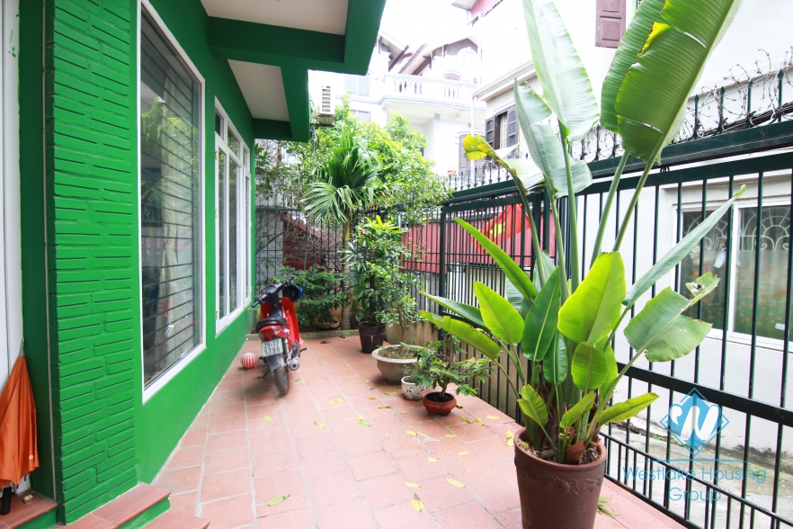 Spacious and bright house for rent in Tay Ho, fully furnished