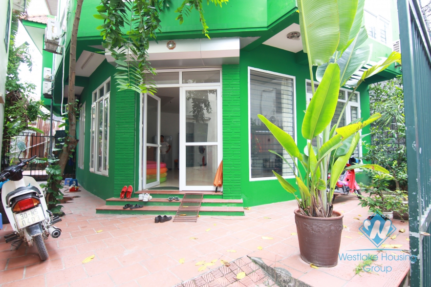 Spacious and bright house for rent in Tay Ho, fully furnished