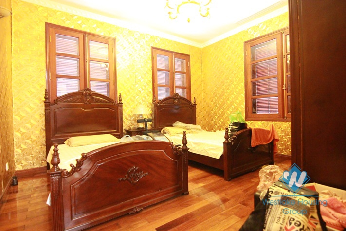 A 600 sqm villa with garden yard and terrace available for rent in Tay Ho