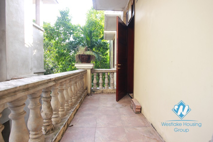 A 600 sqm villa with garden yard and terrace available for rent in Tay Ho