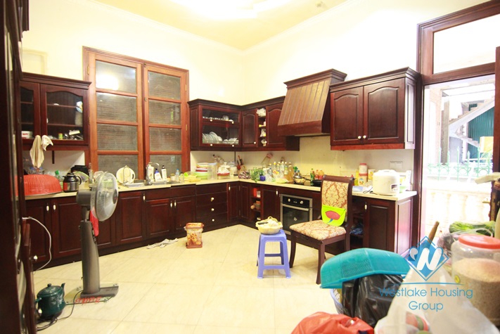 A 600 sqm villa with garden yard and terrace available for rent in Tay Ho