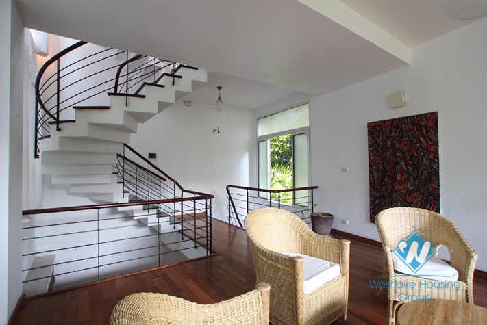 Well designed 3 bedroom house with beautiful view for rent in Tay Ho 