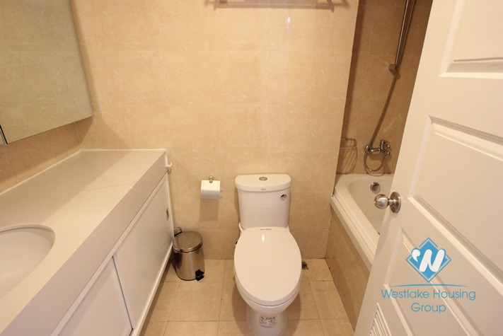 Nice and clean apartment with 02 bedrooms for rent in Pham Huy Thong st, Ba Dinh district 