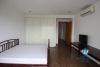 Lake view with big balcony apartment for rent in Xuan Dieu st, tay Ho district 