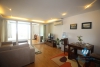 High floor one bedroom serviced apartment lakeview in Ba Dinh, near Lotte