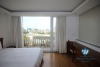 High floor one bedroom serviced apartment lakeview in Ba Dinh, near Lotte