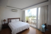 High floor one bedroom serviced apartment lakeview in Ba Dinh, near Lotte