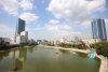 High floor one bedroom serviced apartment lakeview in Ba Dinh, near Lotte
